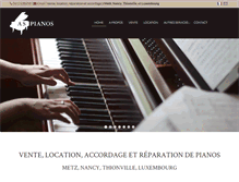 Tablet Screenshot of piano-sergeamar.com